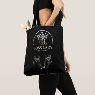 Boss Lady Fashion All-Over-Print Tote Bag