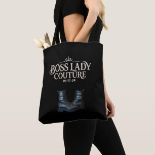 Boss Lady Fashion All-Over-Print Tote Bag