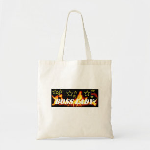 Boss Lady Flames Star Tote Bag