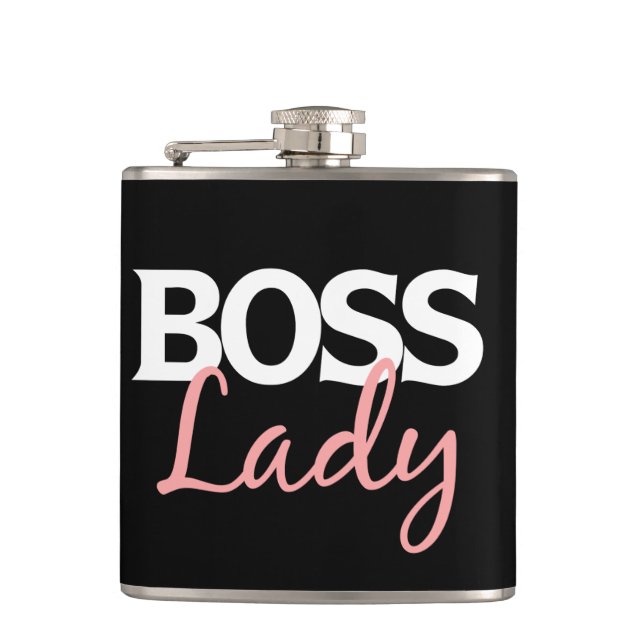 Boss lady flask (Front)