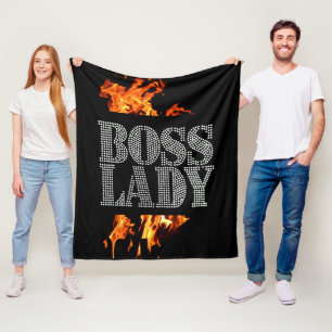 Boss Lady Fleece Blanket