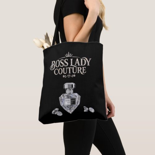Boss Lady Fragrance All-Over-Print Tote Bag