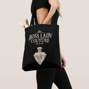 Boss Lady Fragrance All-Over-Print Tote Bag