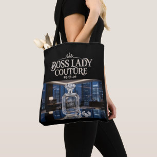 Boss Lady Fragrance All-Over-Print Tote Bag