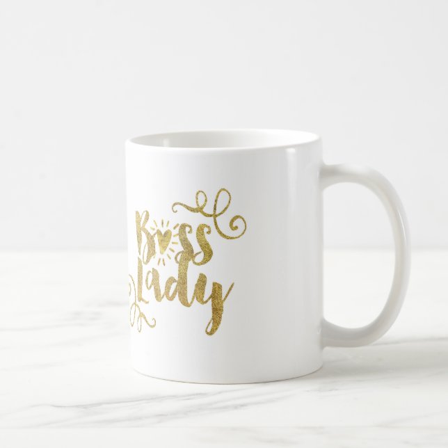 Boss Lady Golden Mug (Right)
