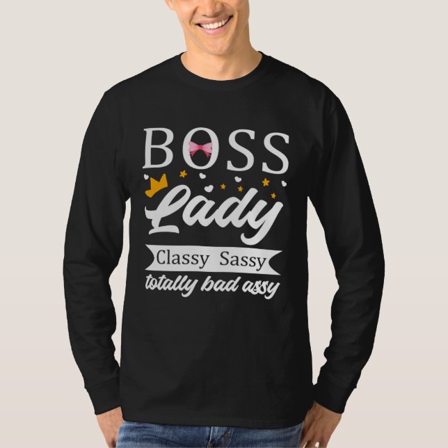 Boss Lady Happy National Bosses Day Appreciation F T-Shirt (Front)