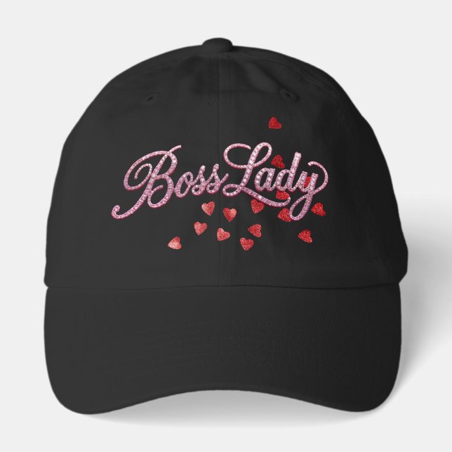 Boss Lady Hearts Hat (Front)