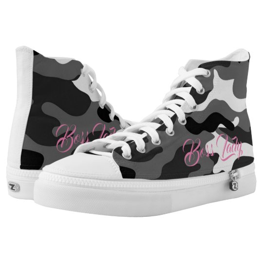 Boss Lady High-Top Sneakers | Zazzle.com