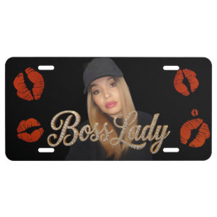 Boss Lady License Plate