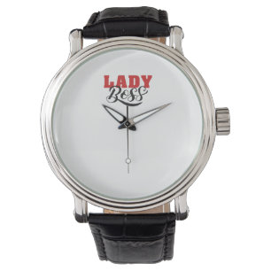Boss Lady Mindset – Powerful Women Quote Design Watch