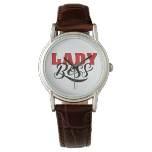 Boss Lady Mindset – Powerful Women Quote Design Watch