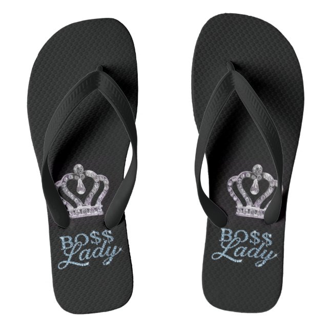 Boss Lady Pair of Flip Flops (Footbed)