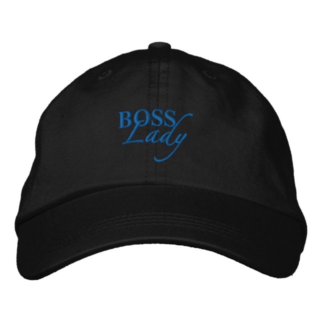 Boss Lady Personalized Adjustable Hat (Front)