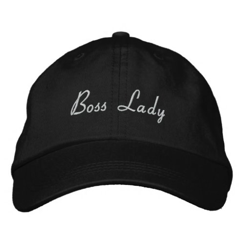 Boss Lady Personalized Adjustable Hat