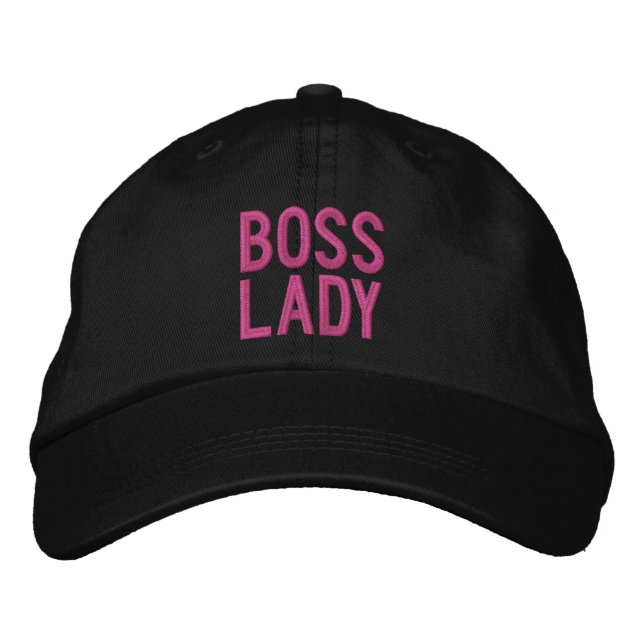 Boss Lady Personalized Adjustable Hat (Front)