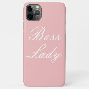 Boss Lady Pink Girly iPhone 11 Pro Max Case