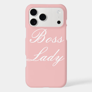 Boss Lady Pink Girly iPhone 17 Pro Max Case