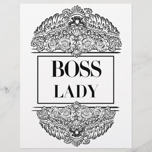 Boss Lady- Positive Quote´s (Front)