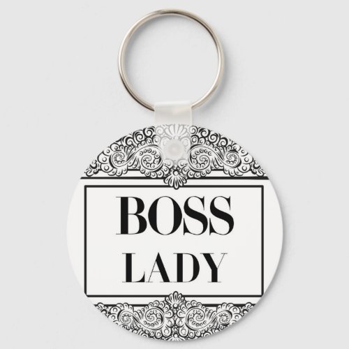 Boss Lady_ Positive Quotes Keychain