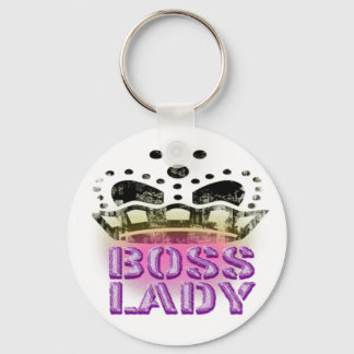 Boss Lady Queen - Large Crown Keychain