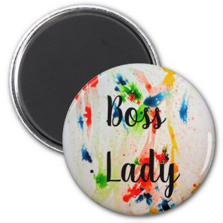 Boss Lady refrigerator magnet