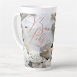 Boss Lady Sand Dollar Seashells Latte Mug