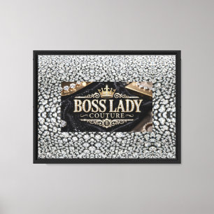 Boss Lady Stretched Canvas Print