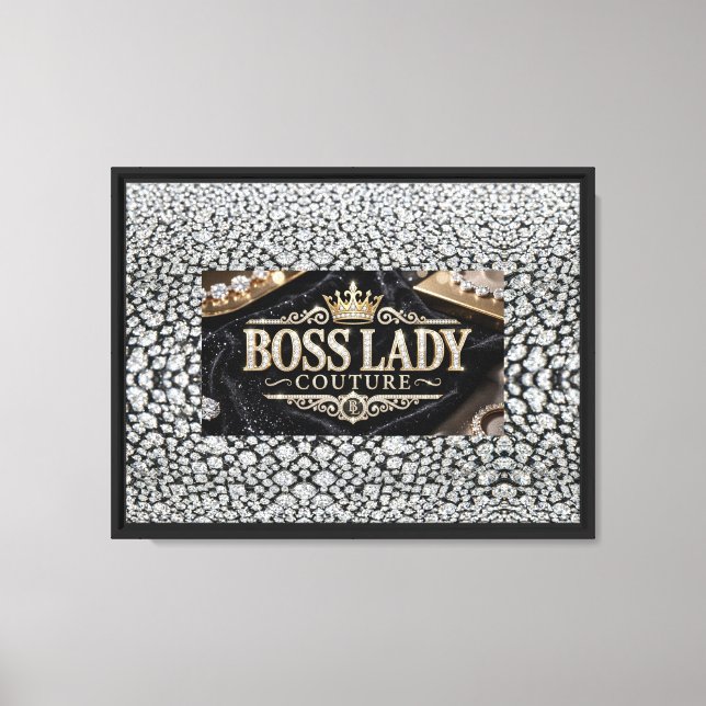 Boss Lady Stretched Canvas Print (Front)