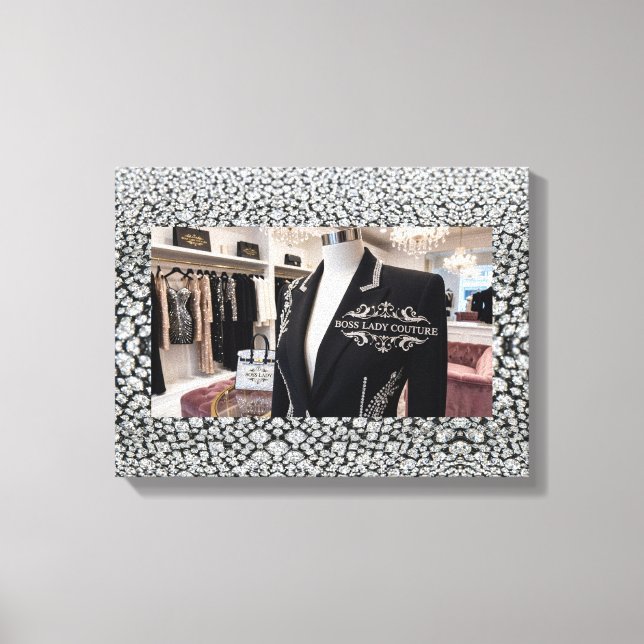 Boss Lady Stretched Canvas Print (Front)