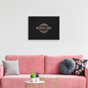 Boss Lady Stretched Canvas Print