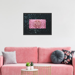 Boss Lady Stretched Canvas Print