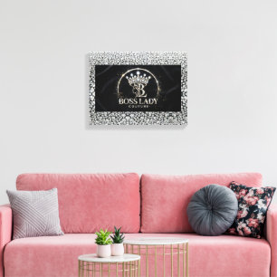 Boss Lady Stretched Canvas Print