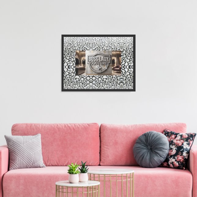 Boss Lady Stretched Canvas Print (Insitu(LivingRoom))