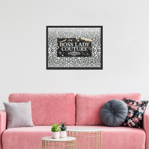 Boss Lady Stretched Canvas Print