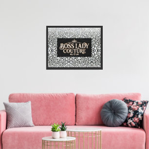 Boss Lady Stretched Canvas Print