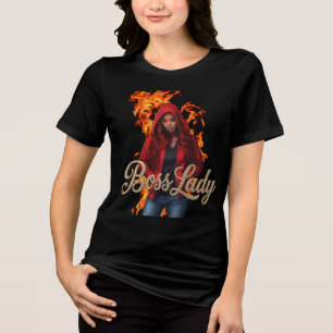 Boss Lady T-Shirt Tri-Blend Shirt