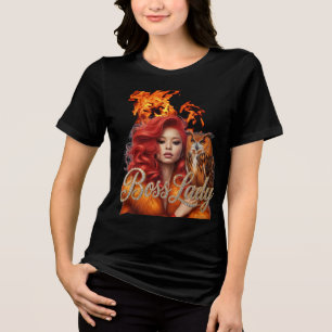 Boss Lady T-Shirt Tri-Blend Shirt