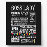 boss Lady thank you Plaque boss Lady thank you Plaque