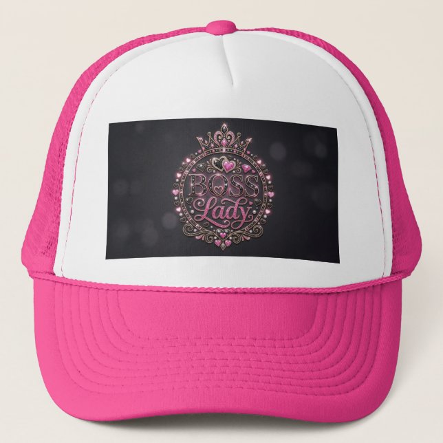 Boss Lady Trucker Hat (Front)