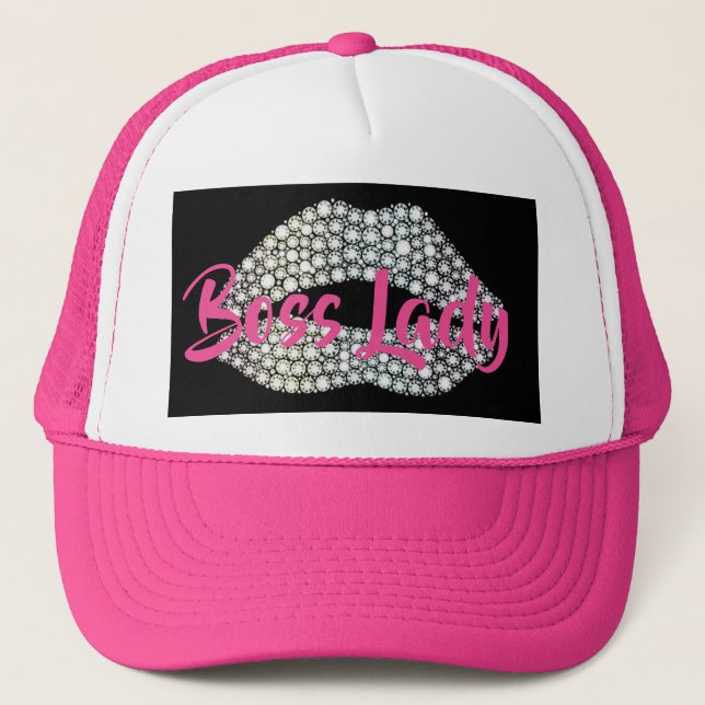 Boss Lady Trucker Hat (Front)