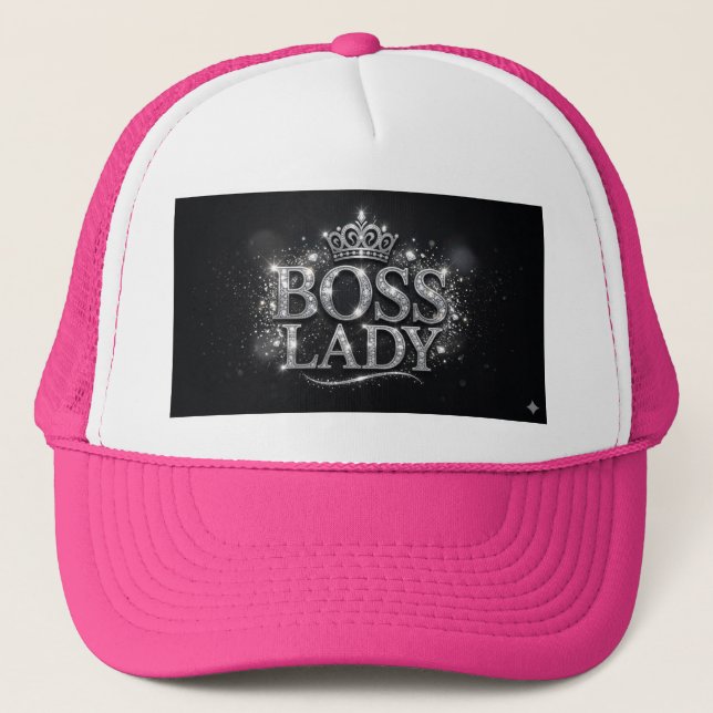 Boss Lady Trucker Hat (Front)
