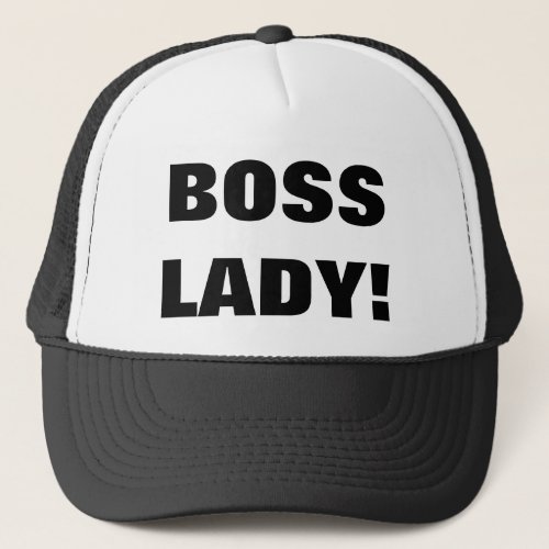 BOSS LADY TRUCKER HAT