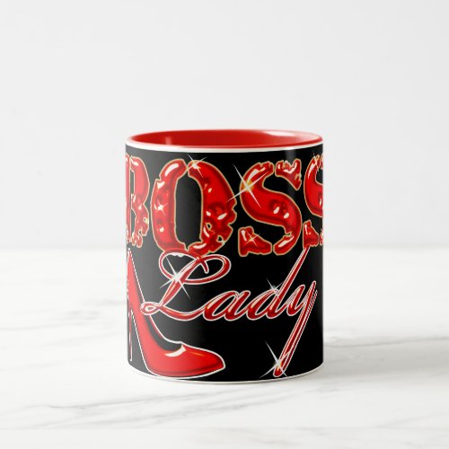 Boss Lady Two_Tone Coffee Mug