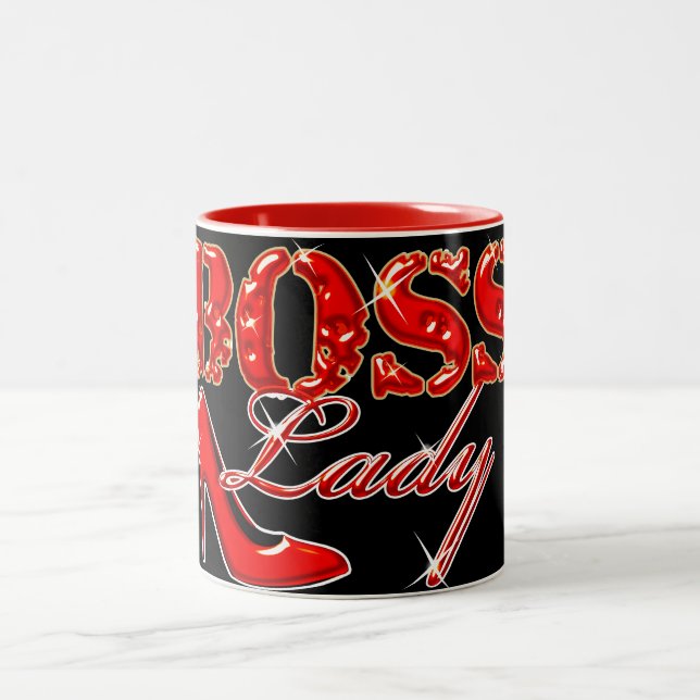 Boss Lady Two-Tone Coffee Mug (Center)