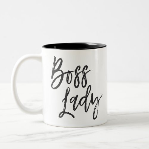 Boss Lady Two_Tone Coffee Mug