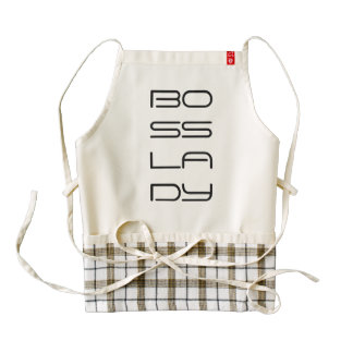 Boss Lady Zazzle HEART Apron