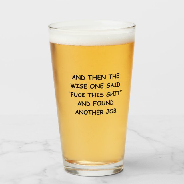 Boss Leaving Mug is a great goodbye gift Coworker Glass (Front Filled)