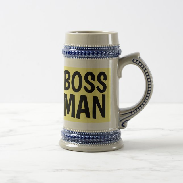 BOSS MAN BEER STEIN (Right)