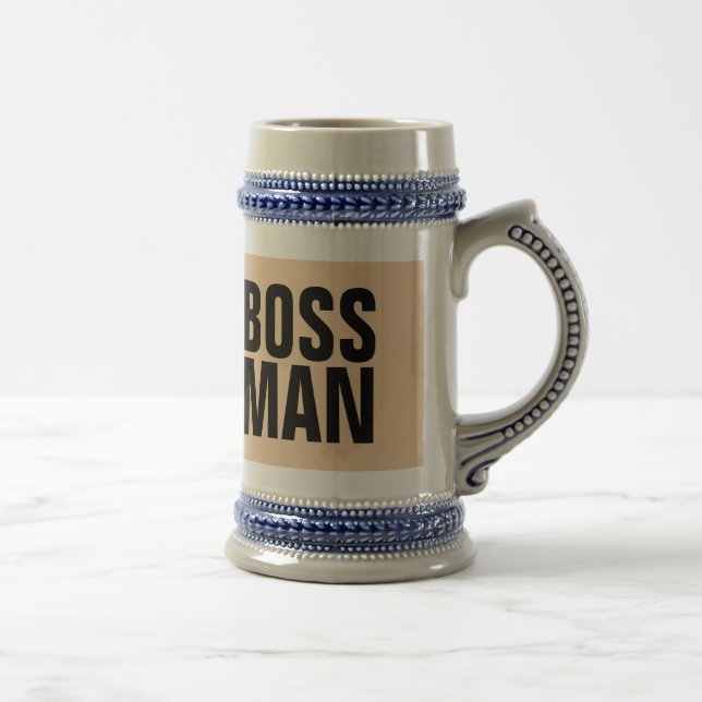 BOSS MAN BEER STEIN AND COFFEE MUGS (Right)