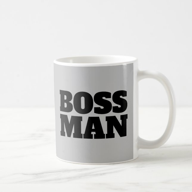BOSS MAN COFFEE MUGS (Right)